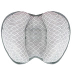 KAKIBLIN Baby Head Neck Support Pillow, 2 in 1 Banana Neck Pillow for Baby, Babies Travel Pillow for Stroller Neck Support for Newborn, Adjustable Head Pillow for Kids (Cloud)