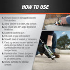 DAPConcrete Watertight Filler and Sealent 10.1 Ounce Gray | Pack of 2