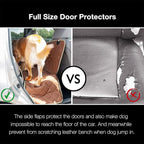 iBuddy Dog Seat Cover for SUV and Small Truck, Waterproof Car Hammock Heavy Duty Back Seat Cover for Dog with Mesh Window Durable Scratchproof Pet Car Seat Protector for Rav4 CR-V Jeeps