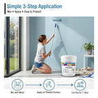 Rain Guard Water Sealers SP-9005 Paint Sealer 5 Gallon - Clear Semi-Satin Finish - Water Repellent Protection for All Painted Surfaces - Water-Based Silane/Siloxane Acrylic