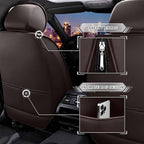 CTDS Car Seat Covers for Nissan Sentra 2000-2026, Stylish Sport Seat Cover, Premium Nappa Leather Car Seat Cover. Automobile Seat Covers Sets.(Luxury 5 Seats/Coffee Color)