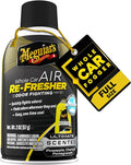 Meguiar’s Car Air Refresher Odor Fighting Mist,Ultimate, Long-Lasting Car Air Freshener Fights Strong and Unwanted Vehicle Smells while Refreshing Interiors with a Refreshing Scent, 2 oz Aerosol
