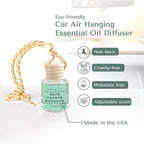 Baja Cactus Blossom, Car Air Hanging Essential Oil Diffuser, Car Air Freshener Diffuser with Long Lasting Essential Oils, Aromatherapy Vehicle Diffuser, Long Lasting, 2 Pack, by Simplee & Co