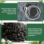 Charcoal Bags Odor Absorber, Activated Charcoal Odor Absorber Natural Bamboo Air Purifying Bags Air Freshener for Home Closet Car Office, 70g, Bamboo