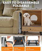 Large Cat Dog Carrier for Pet Up to 20 Lb - 20×13×13 in, Top & Side Entry, Foldable, Soft-Sided Pet Carrier with Ventilated Anti-Scratch Mesh & Car Seat Buckle for Car, Travel and Vet – Grey