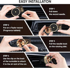 Car Freshener Air, Car Air Freshener Cover record Player Ventilation Clip, Music Gifts, 1pcs Car Vent Clip Air Diffuser With 10 PCS Refill Pads Air Freshener for Singer Best Fans Gift
