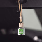C&E Craft Co Hanging Car Air Freshener Diffuser 2 Pack, Long Lasting Fragrance Oil Car Freshener, Glass Bottle Auto Air Freshener, Made in USA (Apple + Mahogany)