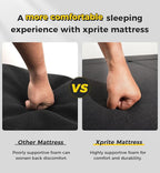 Xprite Bronco Mattress, 1.6-Inch Thick Premium Foam Bed Pad, Portable Foldable Trunk Sleeping Platform Compatible with 2021-2026 Ford Bronco 4 Door Camping Accessories