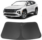 Windshield Sun Shade Custom Fit for 2022 2023 2024 2025 2026 Hyundai Tucson Accessories Foldable Sunshade Sun Blocker Protect Car from Sun Rays & Heat Damage Keep Car Cooler