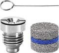 3 Pieces 1.1 mm Orifice Foam Cannon Nozzle and Foam Maker Meshes Kit for Foam Cannon Replacement Thread Nozzle Tips and Mesh Filter, with Cleaning Tools, 3000PSI