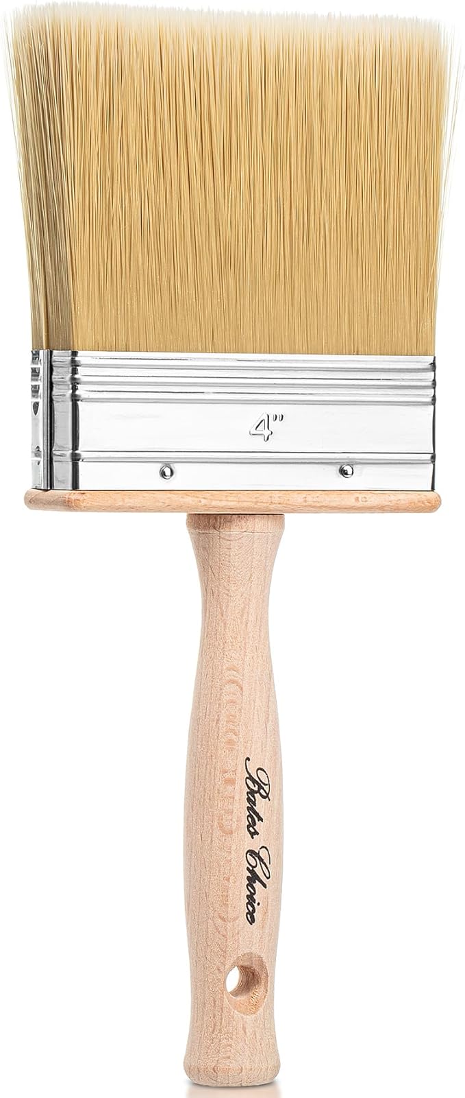 Bates- Deck Stain Brush, 4 Inch, Wooden Handle, Stain Brushes for Wood, Deck Brush, Large Paint Brushes