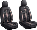 Premium Nappa Leatherette Car Seat Cover Set Custom Fit for Honda CR-V CRV 2000-2023 2024 2025 2026 Water-Proof Breathable Faux Leather Seat Cushion Protectors (Front 2 Seats,Pink Line)