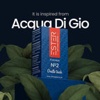 Car Luxury Perfume - Acqua DiGio - Air Freshener - №2 Gentle Touch: For Men - 1Fl Oz Luxury Essential Oil Diffuser with Sticks - Strong and Long-Lasting Scent