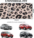 Windshield Sun Shade Foldable Car Front Window Covers for Car Accessories Sun Heat UV Rays Visor Protector Protection for Universal Cars SUV Truck(Leopard)