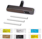 Luxury Car Air Freshener Vent Clip – Premium Wood & Metal Diffuser in Multiple Colors & Scent Kits – Reusable, Unisex for Men & Women (Premium Dark Grey, Prestige Value Pack)
