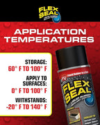 Flex Seal, 14 oz, Red, Stop Leaks Instantly, Waterproof Rubber Spray On Sealant Coating, Perfect for Gutters, Wood, RV, Campers, Roof Repair, Skylights, Windows, and More