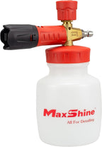 Maxshine Detailing Pressure Washer Foaming Starter Kit SHK01 | Cannon & Gun, White | 35oz Foam Cannon, 5000PSI Pressure Gun | Thick Foam Cleaning for Cars, Trucks, Home Surfaces