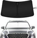 Car Windshield Sun Shade Compatible with 2020 2021 2022 2023 2024 2025 2026 Hyundai Palisade Accessories Foldable Front Window Sunshade Custom Windshield Cover Sun Visor Block UV Rays