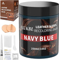 Leather Recoloring Balm, Leather Color Restorer, Leather Restorer for Couches, Leather Scratch Remover, Leather Scratch Repair, Leather Repair Kit for Furniture, Leather Dye (Navy Blue)