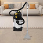 30L/8Gal Commercial Carpet Cleaner, 1000W Wet Dry Upholstery Cleaner Machine with Long Flat/Dust/Water Vacuum Head, Professional 3in1 Floor Cleaning Machine Extractor Vacuum for Carpet Sofa Curtain