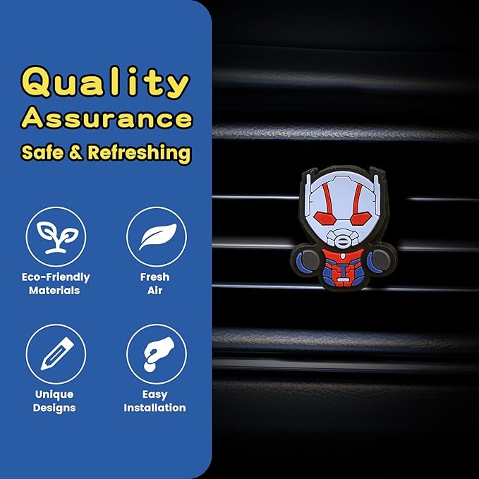 Air Vent Decoration - Cute Super Hero Decorative Vent Clip for Cars, Bedroom or Office [Ant Man]