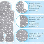 Pinkunn 2 Pcs Gel Car Seat Cooling Pad for Baby Summer Breathable Ice Cushion Multifunctional Ice Stroller Cooler Mat for Stroller Baby Dining Chair Child Safety Seat(Assorted Color,Heart, Cloud)