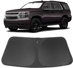 Windshield Sun Shade Custom Fit for 2015 2016 2017 2018 2019 2020 Chevrolet/Chevy Tahoe Accessories Foldable Sunshade Sun Blocker Protect Car from Sun Rays & Heat Damage Keep Car Cooler