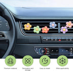 WZP 6PCS Car Air Vent Clips, Daisy Flower Vent Decor, Flower Air Freshener Auto Clips, Cute Flower Car Accessories for Women and Girls