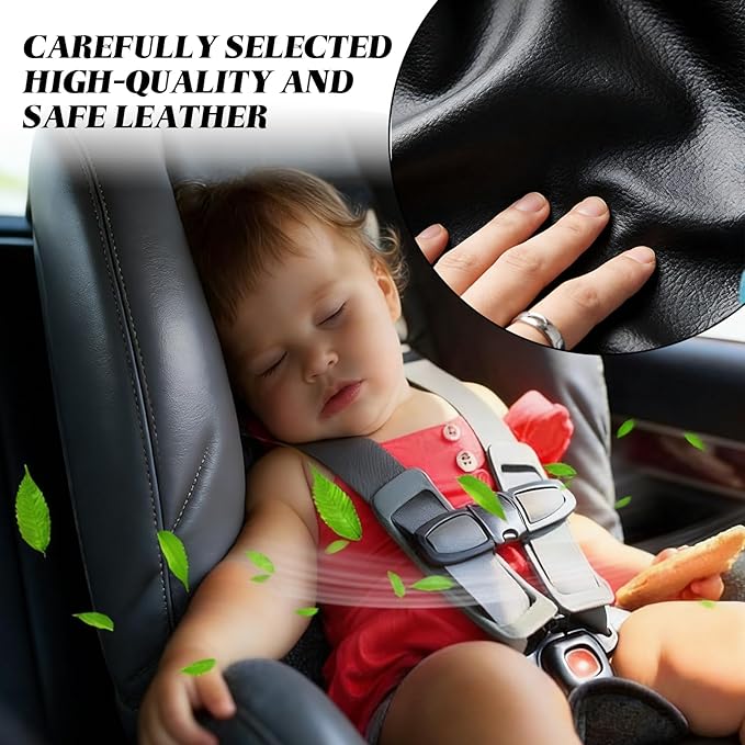 Car Center Console Cover, Upgraded Microfiber Car Armrest Cover Cushion, with 2 Storage Bags Scratch, Resistant Leather Cars Armrest Storage Box Universal Vehicles Accessories (Beige)