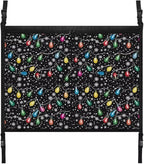 Colorful Lights Car Roof Storage Bag Car Seat Storage Hanging Bag Multi-Purpose Car Bag Storage Box Organizer Pouch Pocket Inner Car Accessories Compatible with Most Vehicles
