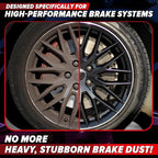 Rim Reactor Wheel Cleaner Spray – Gel Concentrated Formula – Removes Brake Dust, Grime & Dirt – Non-Acid, pH Neutral – Safe for Alloy, Aluminum, Chrome & Black Wheels – Rim Care Solution – Gallon