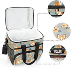 Cooler Bag Insulated Picnic Bag Large Lunch Box Reusable Tote Bag Soft Sided Portable Beach Cooler Grocery Camping