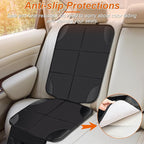 Car Seat Protector,2Pack Car Seat Cushion,with Thickest Padding and Non-Slip Backing,Waterproof 600D Fabric Car Seat Covers with Storage Pockets for Baby for Baby、Pet and All Types of Cars
