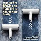 Pet Hair Remover Roller for Dog Hair and Cat Hair – Self-Cleaning Lint Roller for Furniture, Couch, Carpet, Clothing, Bedding and Car Seats – Reusable, Durable, Portable Fur Removal Tool