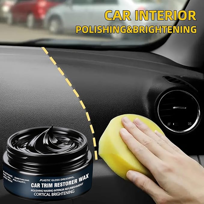Ultimate Car Plastic and Trim Restorer – Back to Black Restores Faded Trim, UV Protection, Long-Lasting Ceramic Coating, Non-Greasy Formula for Interior and Exterior