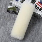 OGLAND 2 Pack Natural Fur Comfort Auto Authentic Sheepskin Car Seat Belt Pads for Adults, Soft Texture Shoulder Neck Cushion Pad Protector, Genuine Australia Merino Wool Cover (Cream White)