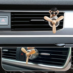 Bear Pilot Car Fresheners Vent Clip Cute Teddy New Car Scent Automotive Air Fresheners Cartoon Air Outlet Aromatherapy Ornament Thank You Gifts for Him Her Friends, Families
