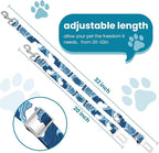 Adjustable pet cat and Dog car seat Belt，The Lanyard is Flexible and Adjustable from 20 to 33 inches(sea Wave)
