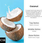 C Classy Car Air Freshener Hanging 2 Pack, Coconut Essential Oil Diffuser for Cars, Long-Lasting Fragrance, Cute Car Accessories, C ar air Fresheners for Women & Men Gift, Made in USA