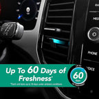 Refresh Your Car Odor Eliminating Auto Vent Stick Car and Home Air Freshener, Summer Breeze/Alpine Meadow Scent, 6 Sticks