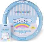 Cinnamoroll Steering Wheel Cover, Official Sanrio Car Steering Wheel Cover with Easy Clip-on Car Air Freshener – Cute and Long-Lasting Cinnamoroll Air Freshener for Car, Odor Eliminator, Fun Scents