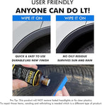 Plastic Restorer for Cars, Ceramic Coating Black Trim Restoration, Plastic Trim Restorer for Automotive Exterior and Interior, Resists Water, UV Rays, Dirt