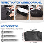 Roof Panel Storage Bag Compatible with Chevrolet Corvette C8 2020-2025, Removable Hardtop Roof Panel Storage Bag Organizer with Handle, Fit for Manual sunroof