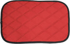 FH Group Neosupreme Red Diamond Pattern Center Console Pad – Water-Resistant Armrest Cover Protector for Cars, SUVs & Trucks