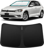 INSAUTO Custom Fit Windshield Sun Shade Accessories for Volkswagen/VW Golf 2015-2021, Foldable Front Window Sunshade, UV & Heat Reflector, Keeps Interior Cool, Includes Storage Bag