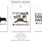 Mancheng-zi Funny Dog Car Air Freshener 3Pcs, Newfie Bernese Mountain Dachshund Lover Mom Gifts Air Freshener Hanging for Cars Closet Drawer or Books, Cute Dog Car Accessories Mirror Decor for Women