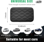 Car Center Console Pad, Waterproof Auto Armrest Seat Box Cover, PU Leather Arm Rest Protector Cushion Pad, Universal Vehicle Interior Protection Accessories for Car SUV (Black)