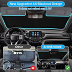 Car Sun Shade for 2023 2024 2025 2026 Honda CRV Windshield Sun Shade, Sun Visor Windshield Screen Cover for Honda CR-V Front Window Sunshade Foldable Auto Interior Accessories UV Block to Keep Cool