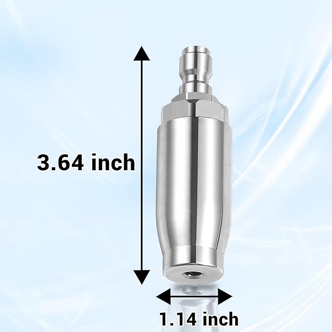 RIDGE WASHER Turbo Nozzle for Pressure Washer, Pressure Washer Nozzle, 6-in-1 Quick Changeover with 1/4'' Quick Connect