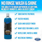 Optimum No Rinse Version 6 (32 Oz), Grit Guard Bucket Insert (Blue), and Big Red Sponge 2.0 (BRS) Car Cleaning Kit, ONR Rinseless Car Wash, Dirt Lock, and Professional Wash Sponge for Auto Detailing